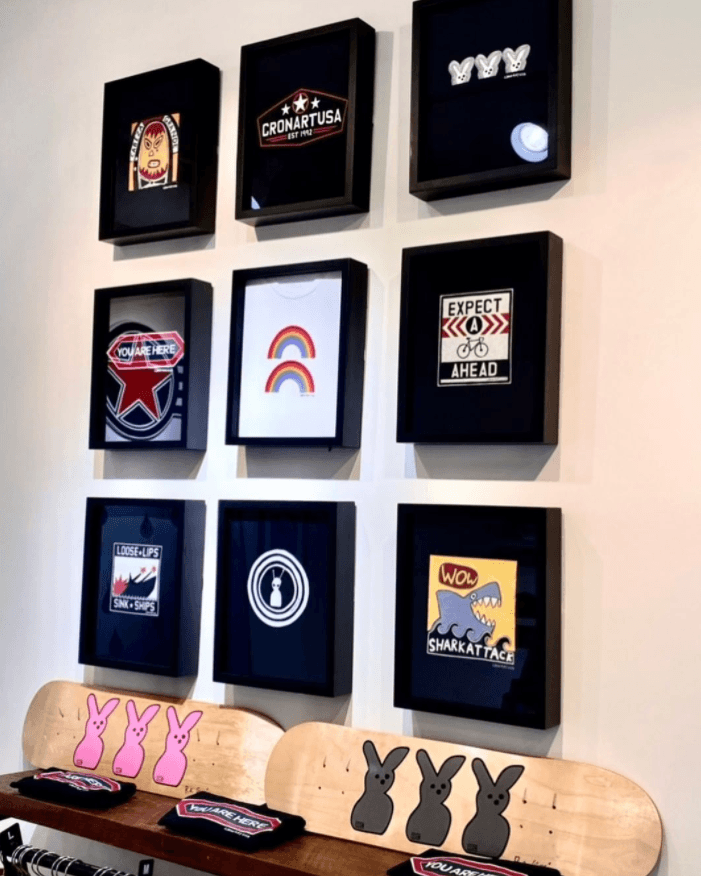 Shart Original T-Shirt Frame Display Case (Black) 11x14 - Shart.com