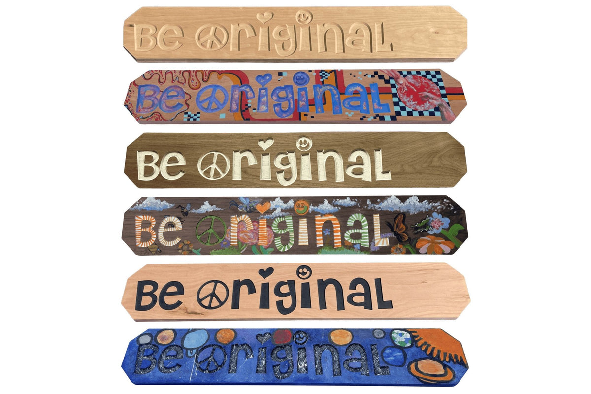 Be Original® 31.5” x 5.5” Real Wood Paintable Panel and Art Gift - Shart.com