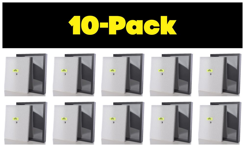 Shart Original T-Shirt Frame Display Case 10-Pack (Black) - Shart.com
