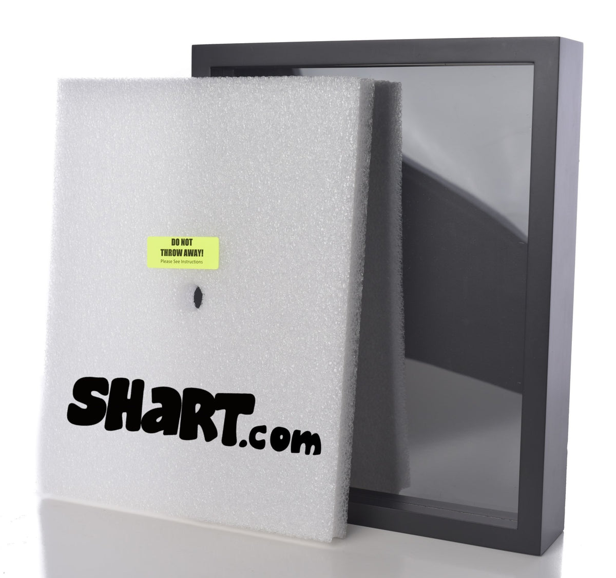 Shart Original T-Shirt Frame Display Case (Black) 11x14 - FREE SHIPPING - Shart.com