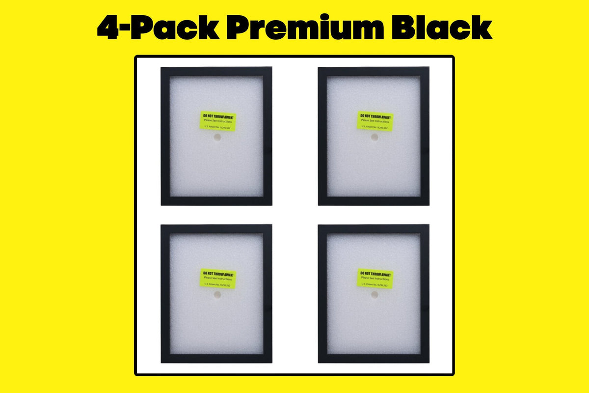 Shart Premium T Shirt Frame Display Case 4-Pack - Shart.com